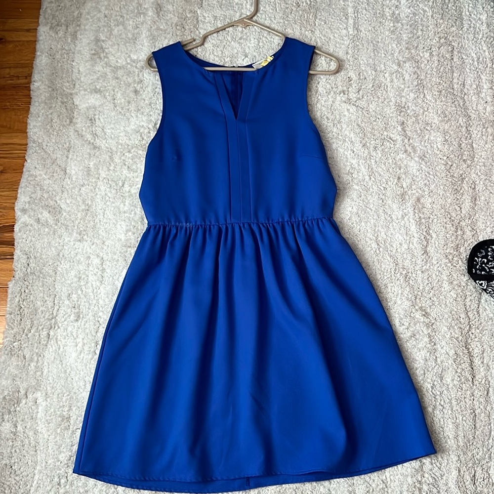 Blue dress